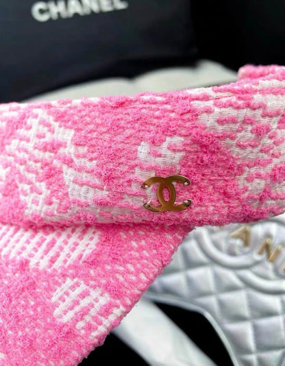 Chanel 24 pink tennis hat