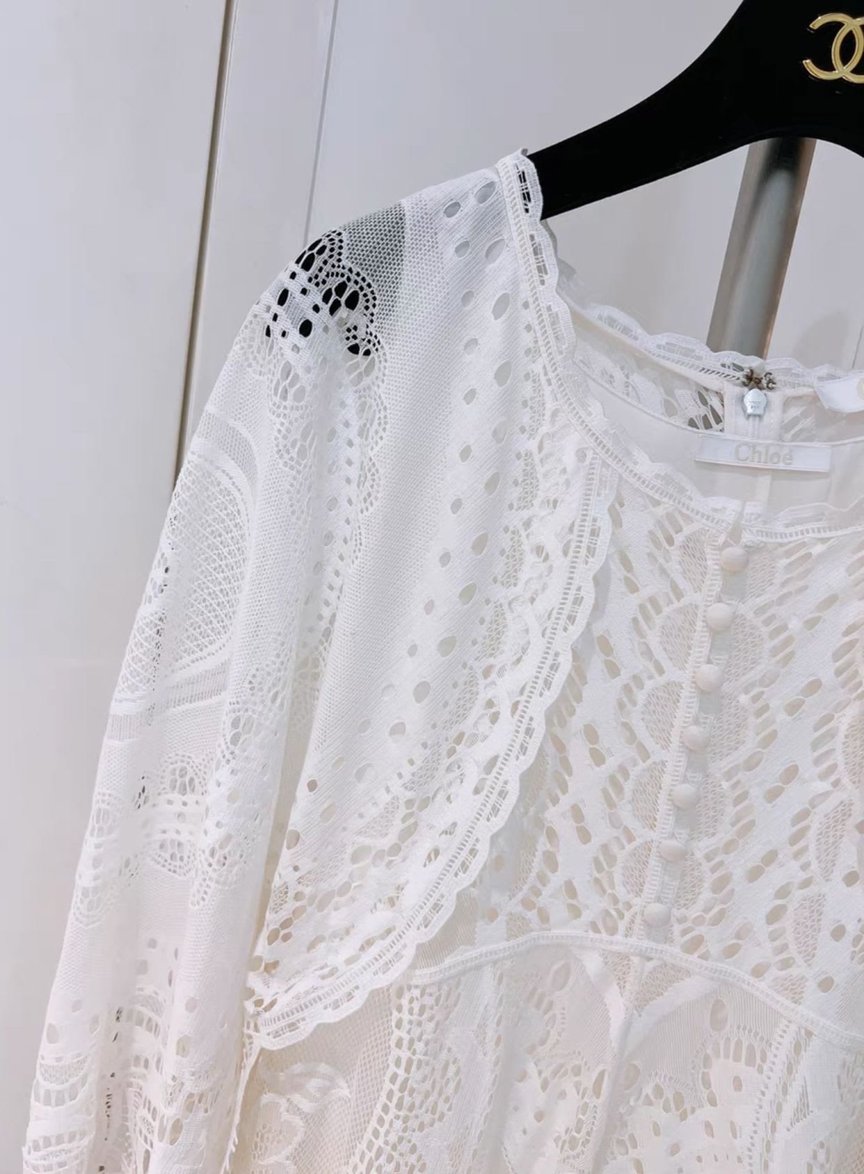 Chloe White Lace Dress