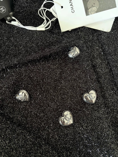 Chanel 21B Black tweed Jacket