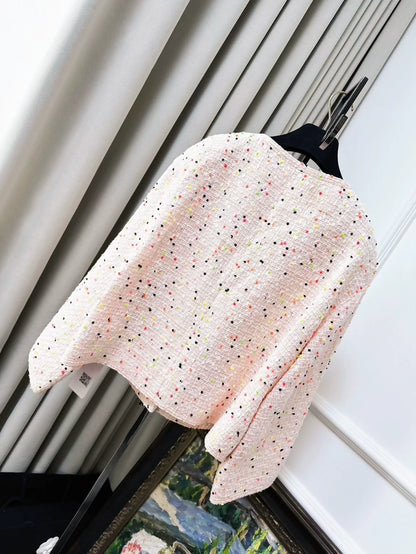 Chanel 19B pink jacket