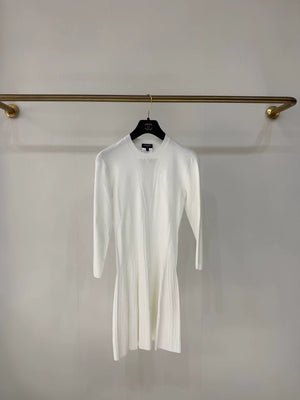 Chanel 24B White Double C Knit Dress