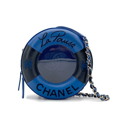 Chanel Cruise 2019 “La Pausa” Lifesaver Round Chain Shoulder Bag
