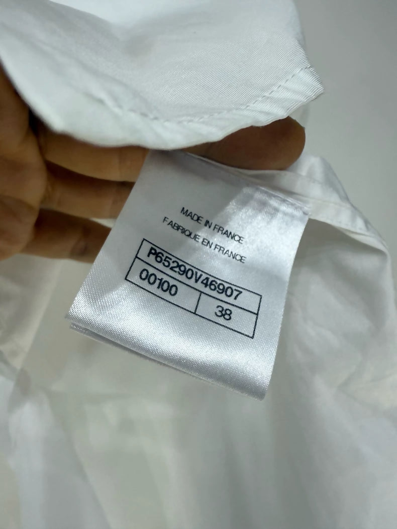 Chanel 20K white feather shirt