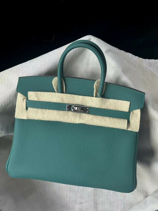 Hermès Birkin 25 Vert Vertigo/Malachite Togo with Palladium Hardware