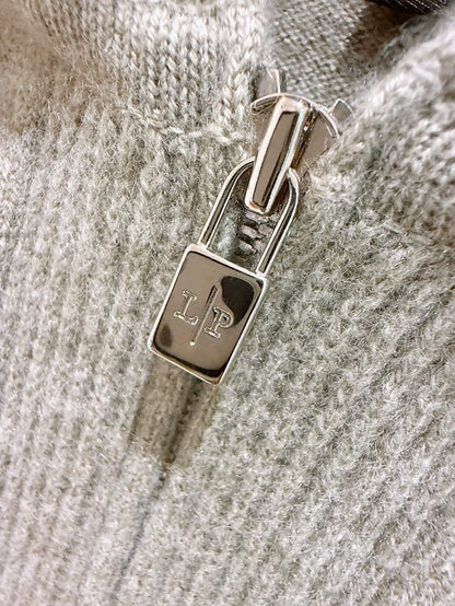 Loro Piana Classic Baby Cashmere Knit Hooded Cardigan