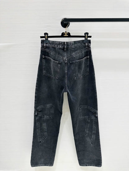 Chanel 25k black jeans