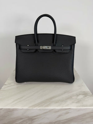 Hermès Birkin 25 Black Togo PHW K 2026