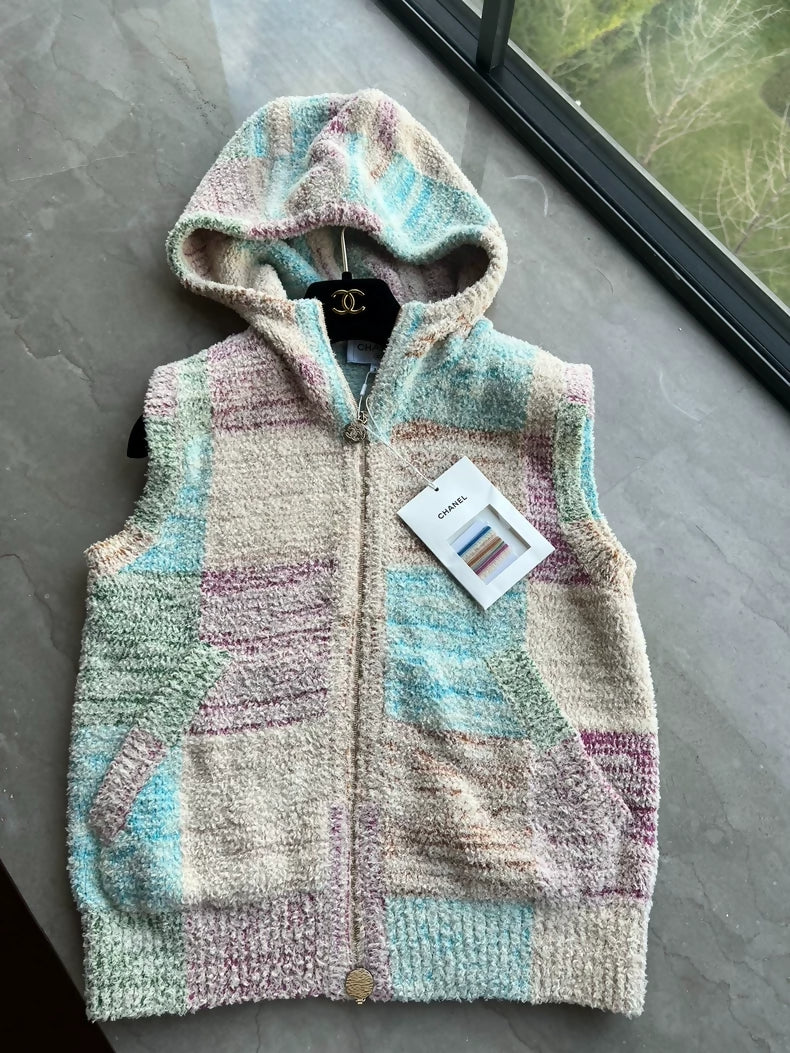 Chanel 25M hooded multicolour jacket
