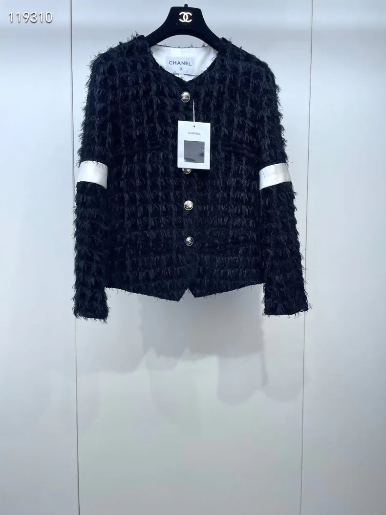 Chanel 20k Black and White Jacket