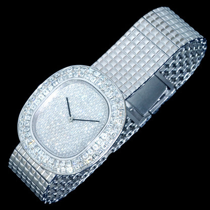Audemars Piguet 1875 Large Natural Diamonds 18K White Gold Men's Manual Wind