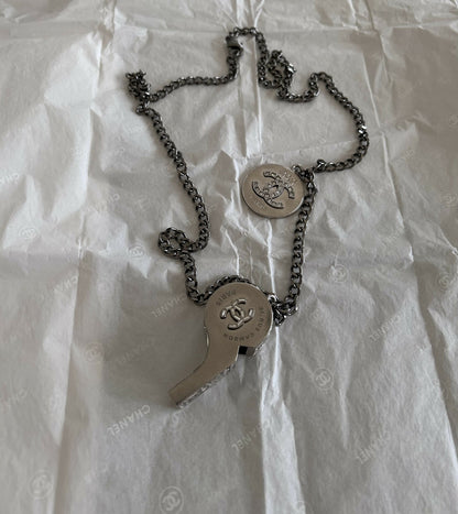Chanel whistle necklace