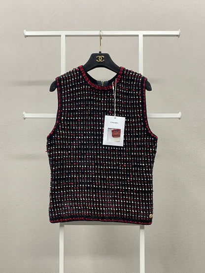 Chanel 20K tweed vest