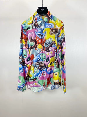 Dior colorful silk shirt