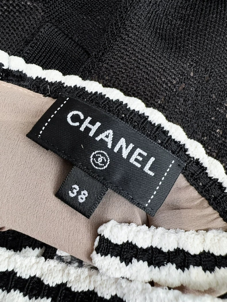 Chanel 24B Black Lace Dress