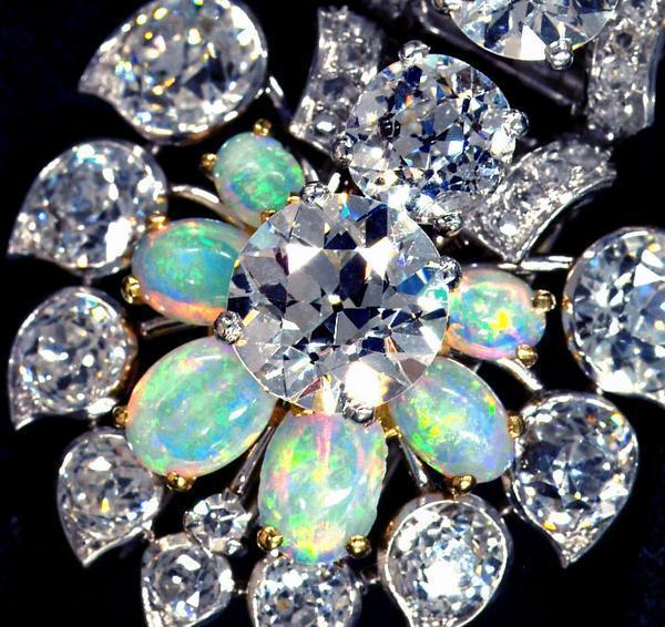 Cartier Museum Piece Large Diamond Platinum Antique Brooch