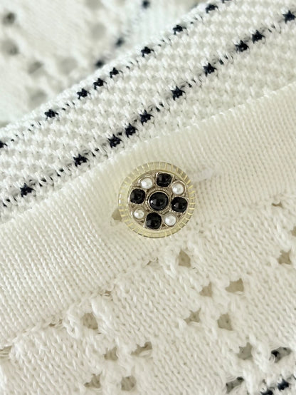Chanel 18 White Knit Dress