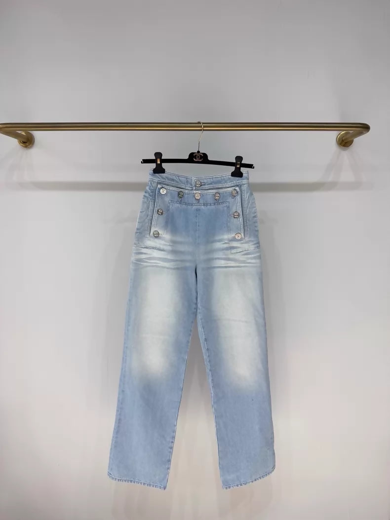 Chanel 24M blue denim jeans