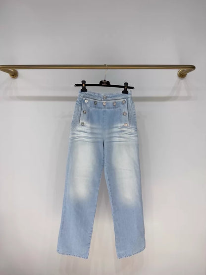 Chanel 24M blue denim jeans