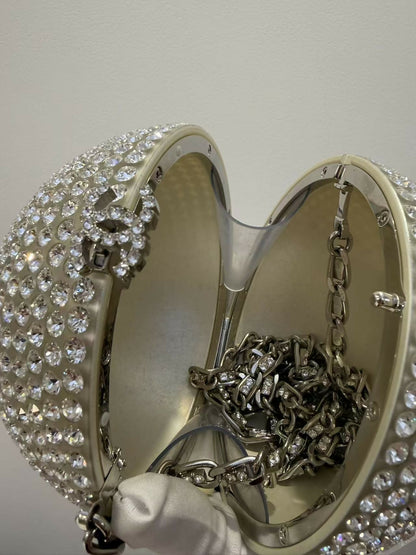 Chanel 2018 Runway Round Crystal Ball evening bag