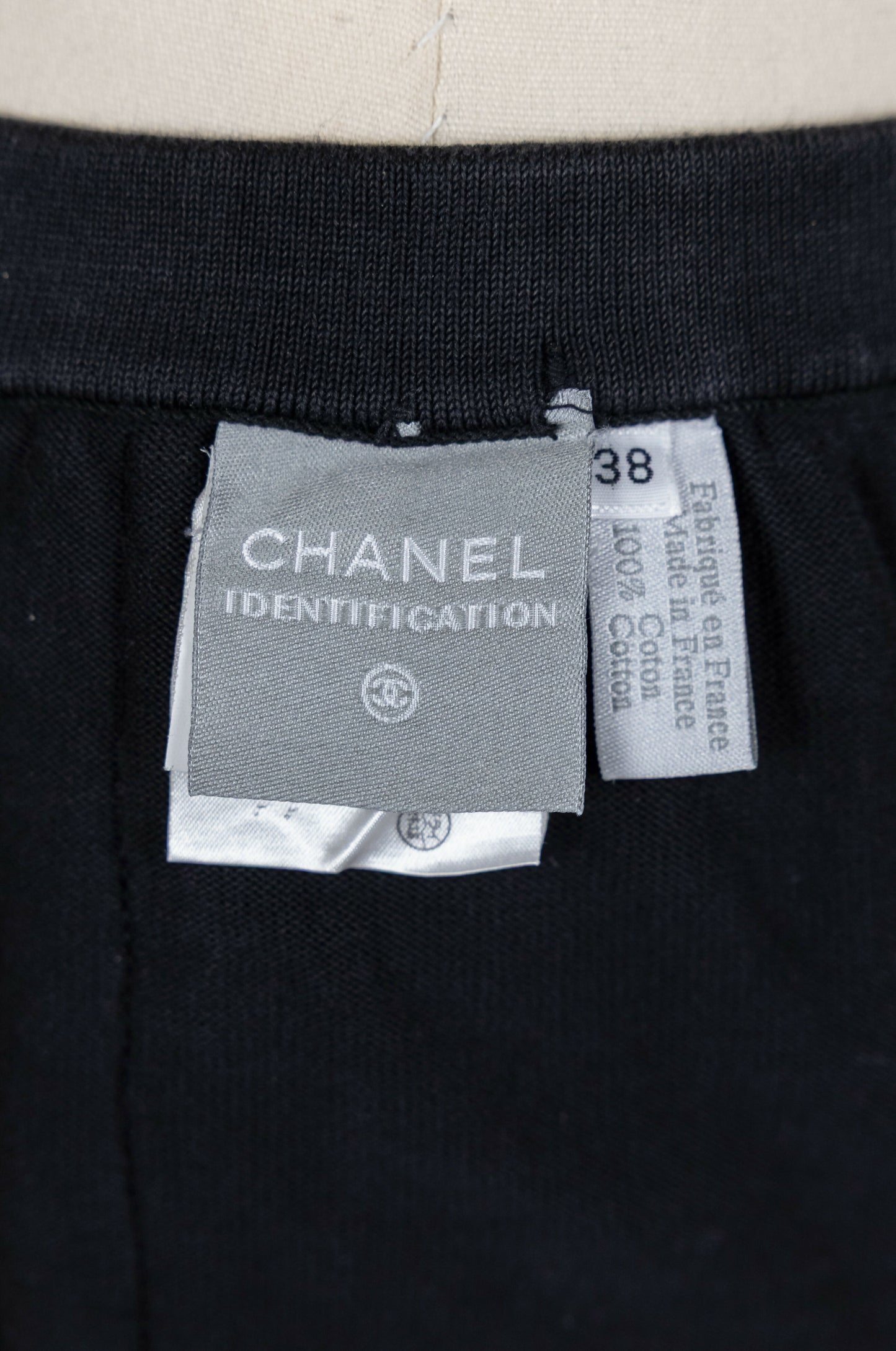Chanel 2003 Vintage Navy Blue Knit Logo Lounge Set