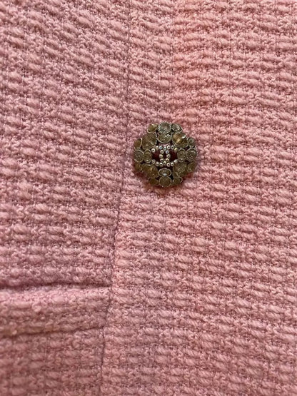 Chanel 22k pink tweed jacket