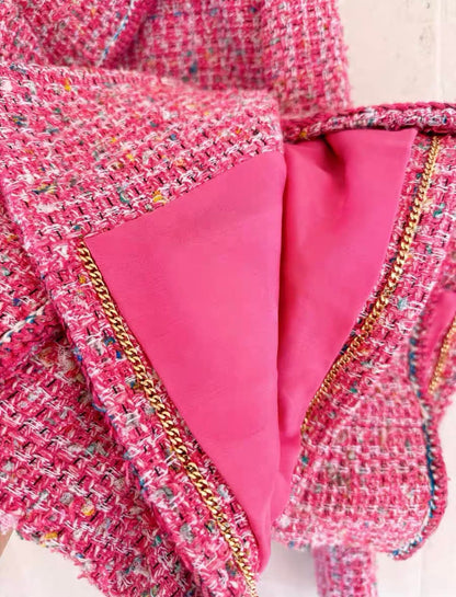 Chanel Spring 2019 Ready-to-Wear Collection pink jacket