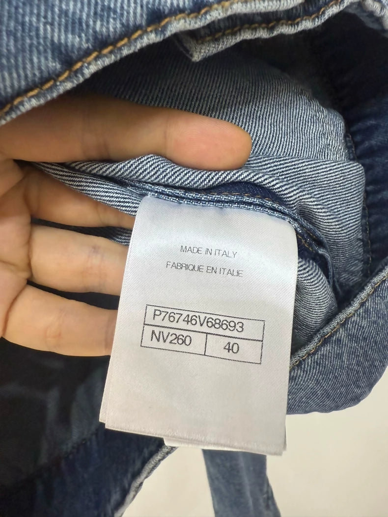 Chanel 24P double C two-pocket denim jacket