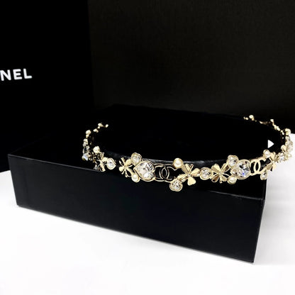 CHANEL 22S rhinestone princess headband