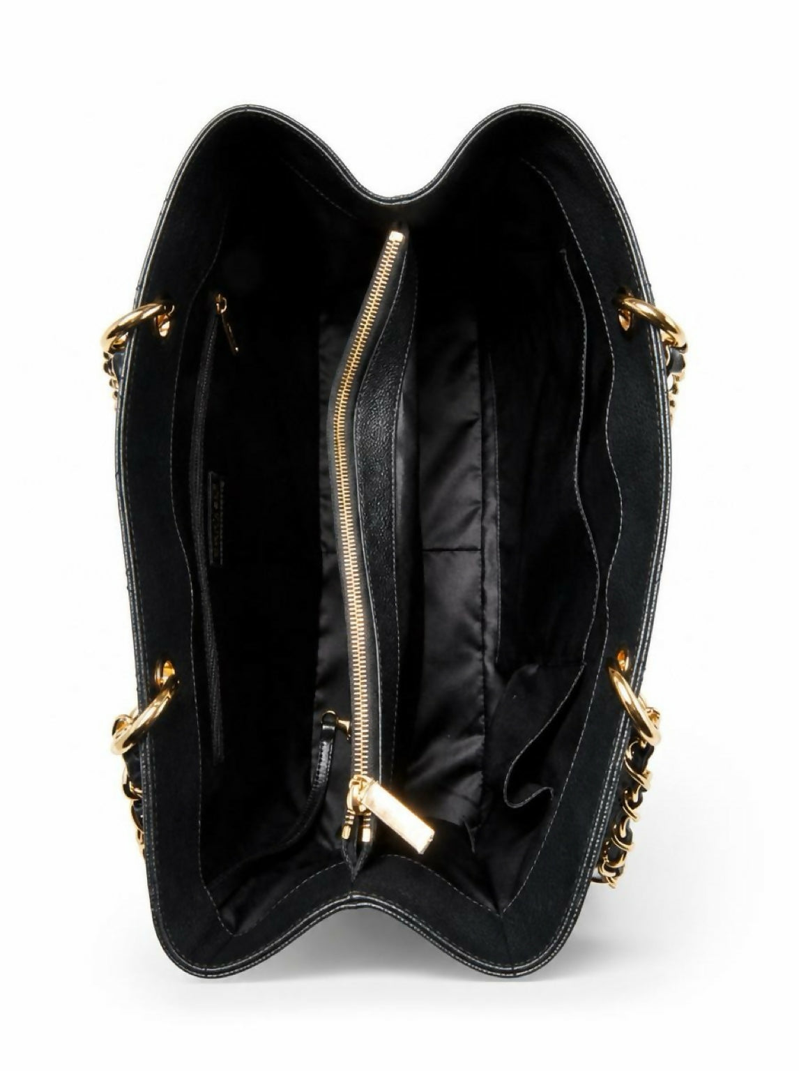 Chanel Black XL 40cm Caviar Quilted Grand Shopping Tote GST GHW