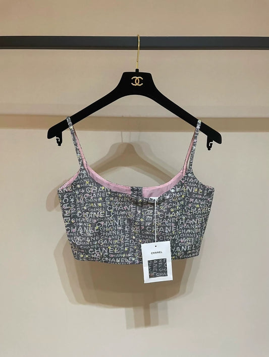 Chanel 24S looks: a denim top