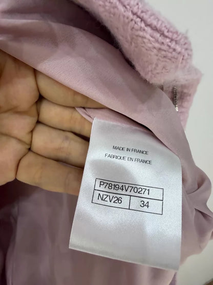 Chanel 24k pink coat