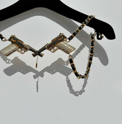 Chanel Fall 2001 Vintage Pistols Belt / Necklace
