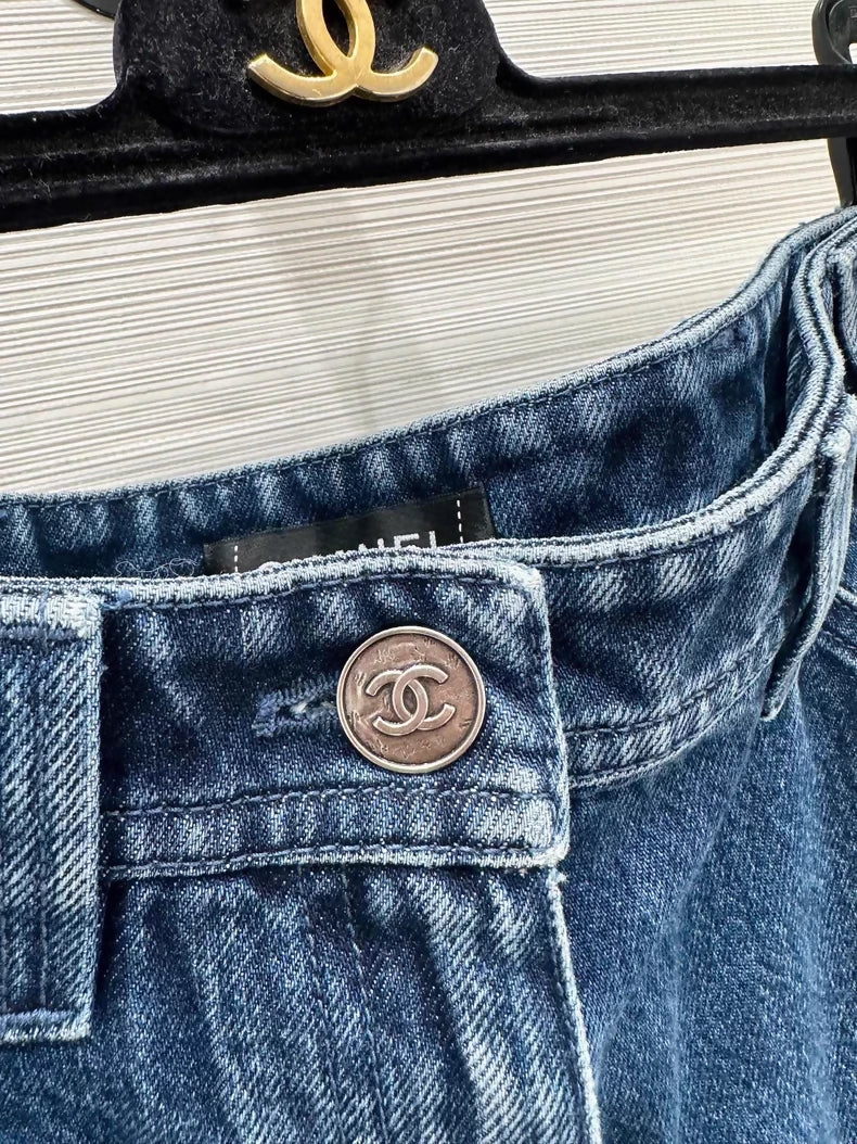 Chanel 26p popular blue jeans