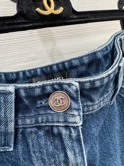 Chanel 26p popular blue jeans