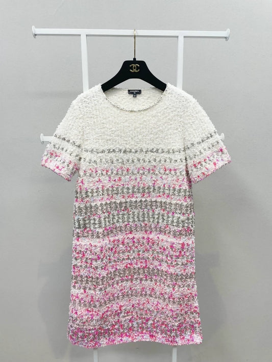 Chanel 18 pink-purple dress