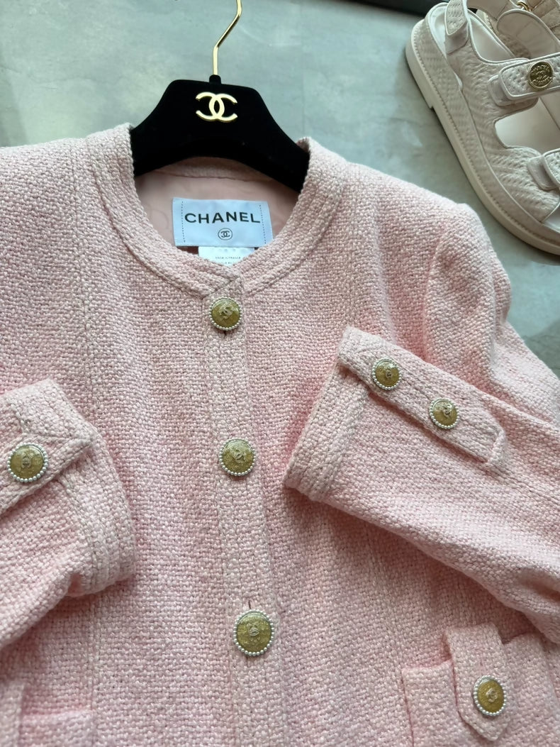 Chanel 16C light pink jacket