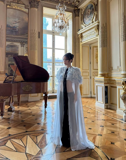 Rare Chanel white cape
