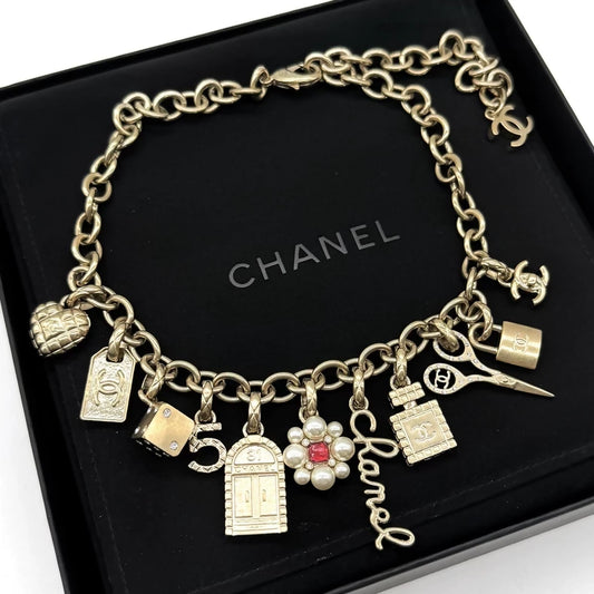 Chanel multi-element pendant necklace