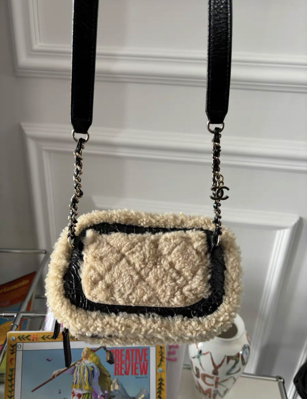 Chanel fur bag 2019