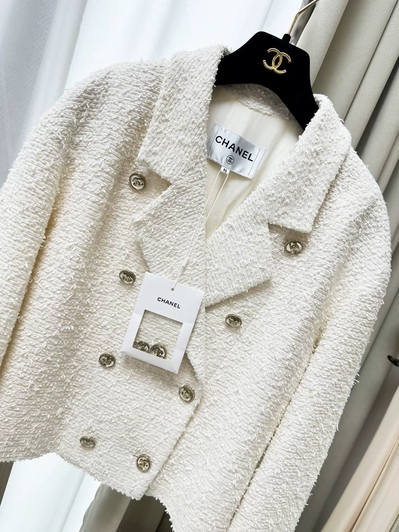 Chanel 21S ecru tweed jacket – Wararni.com