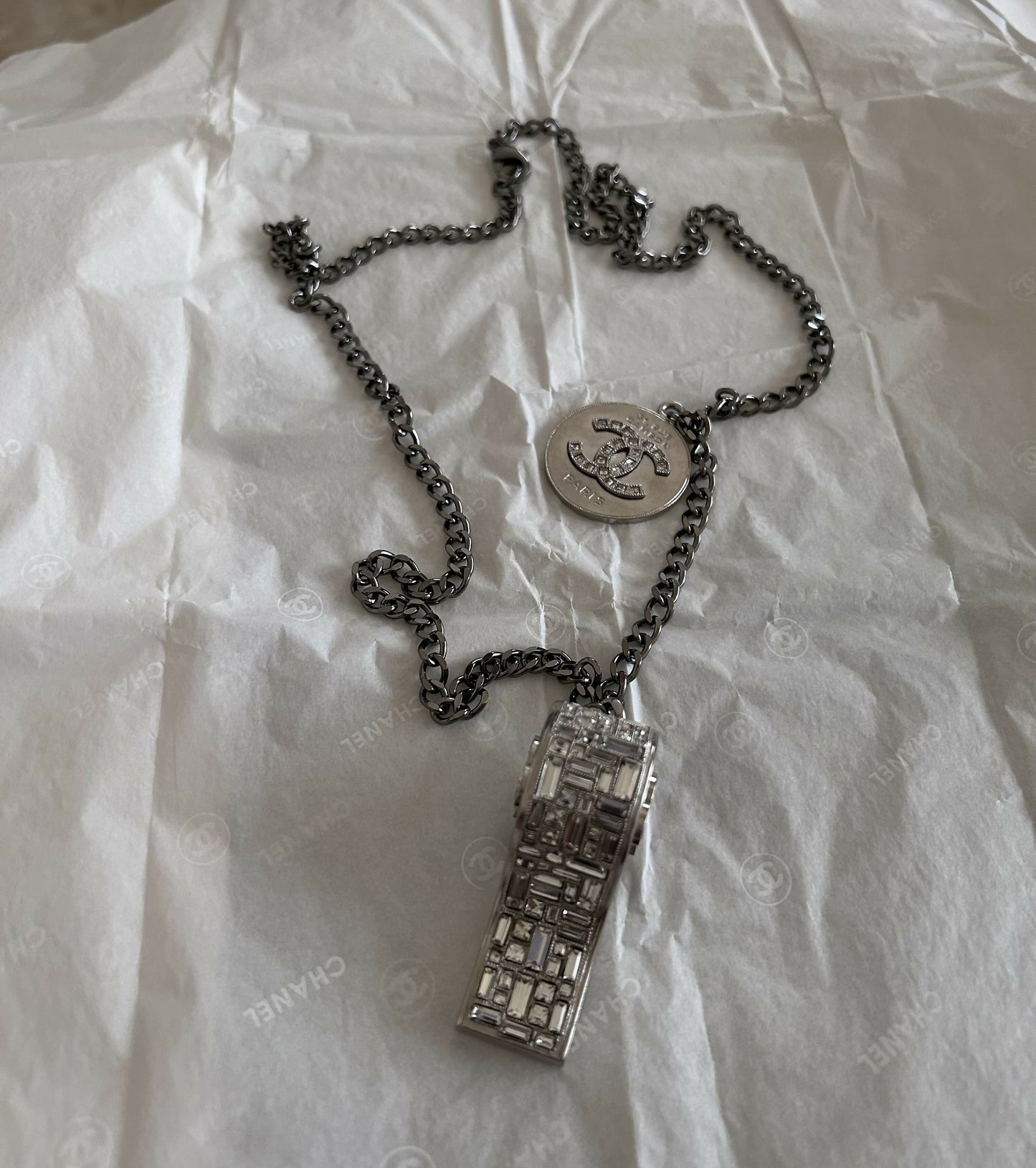 Chanel whistle necklace