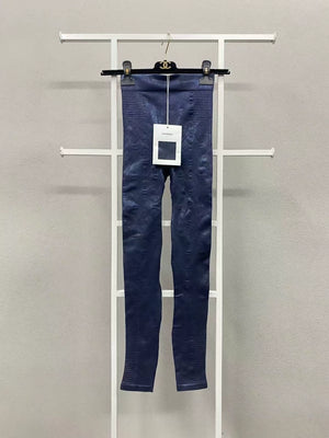 Chanel 23N Navy Blue Leggings