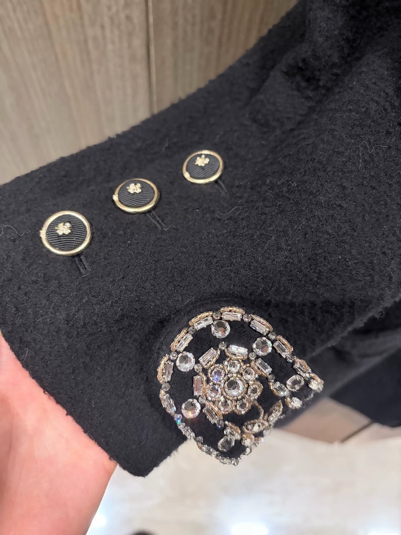 Chanel 20A black coat