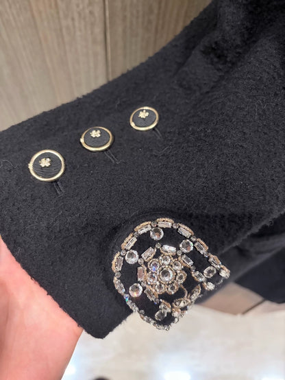 Chanel 20A black coat