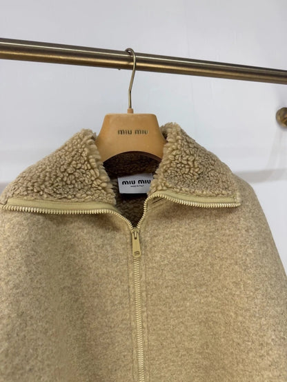 Miu miu Fall/Winter 2025 Teddy shearling Coat