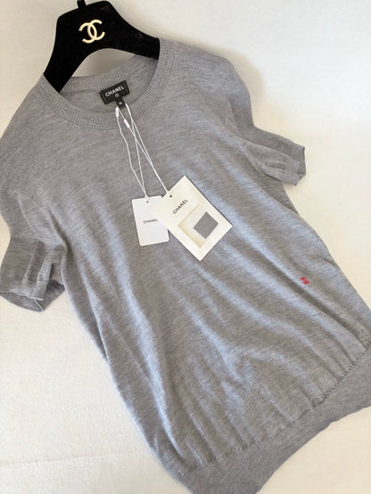 Chanel 26P Grey Knit top