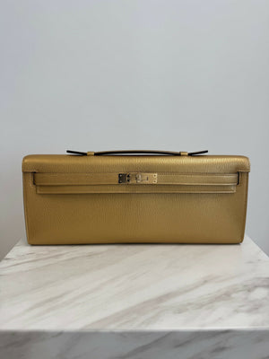Hermès Kelly Cut Chamkilight Doré Chèvre PBHW K 2026