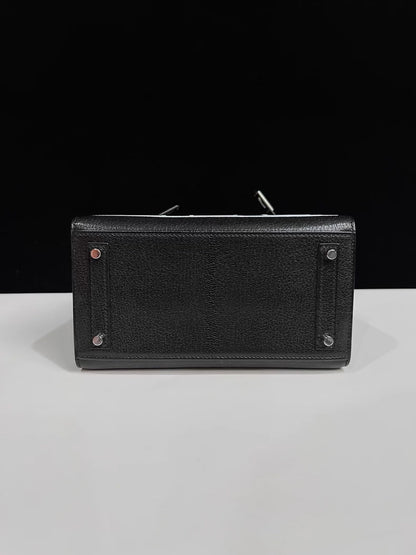 Hermès 20cm Birkin Sellier Disco Chèvre Leather Palladium Hardware
