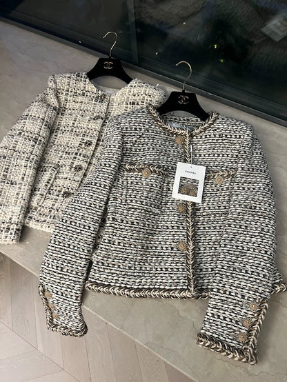 Chanel 2018 Brown tweed jacket
