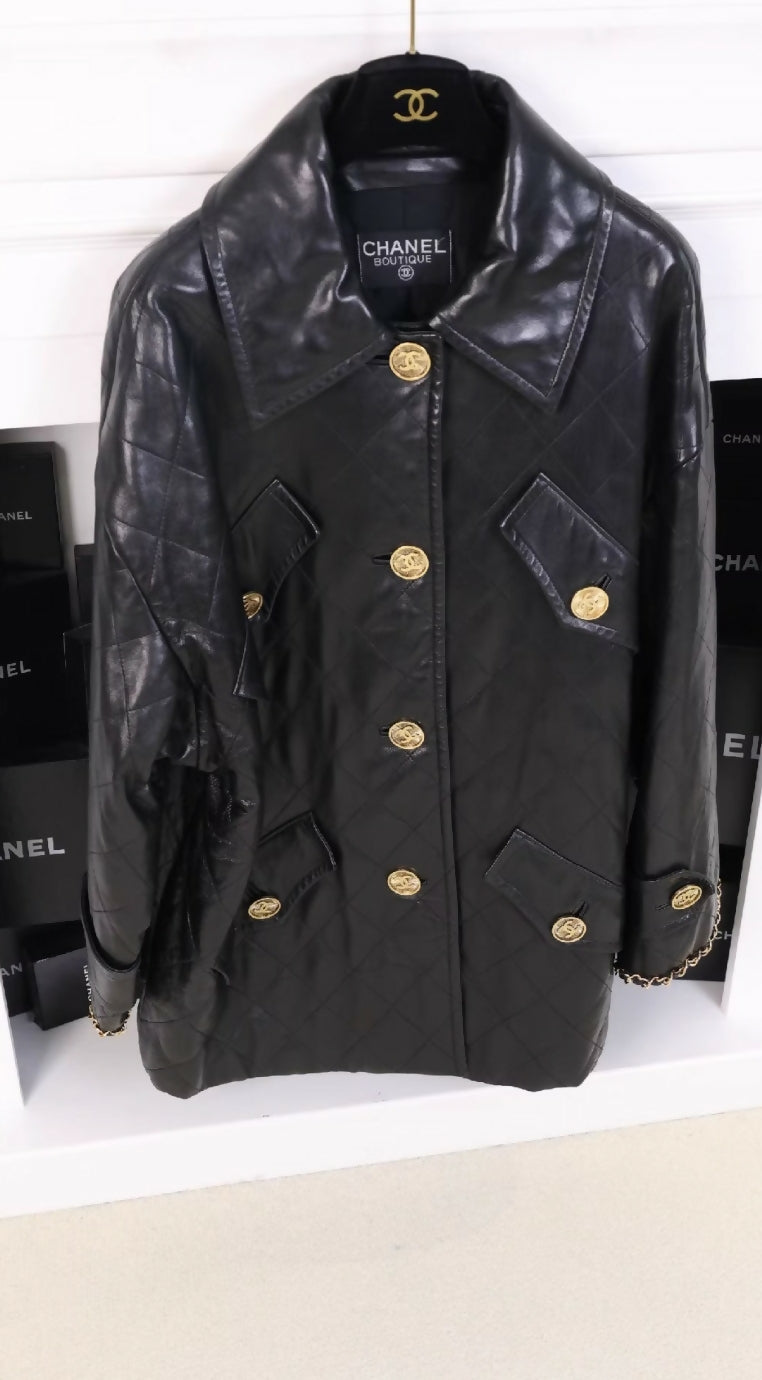 Chanel 1991 Leather Jacket – Wararni.com